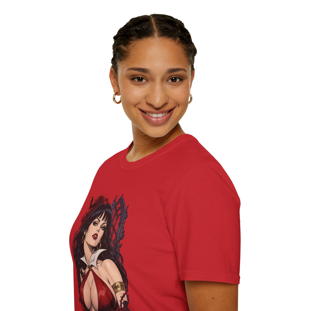Vampirella | Sexy Halloween Vampire Pin Up Girl Sorceress Graphic T-Shirt