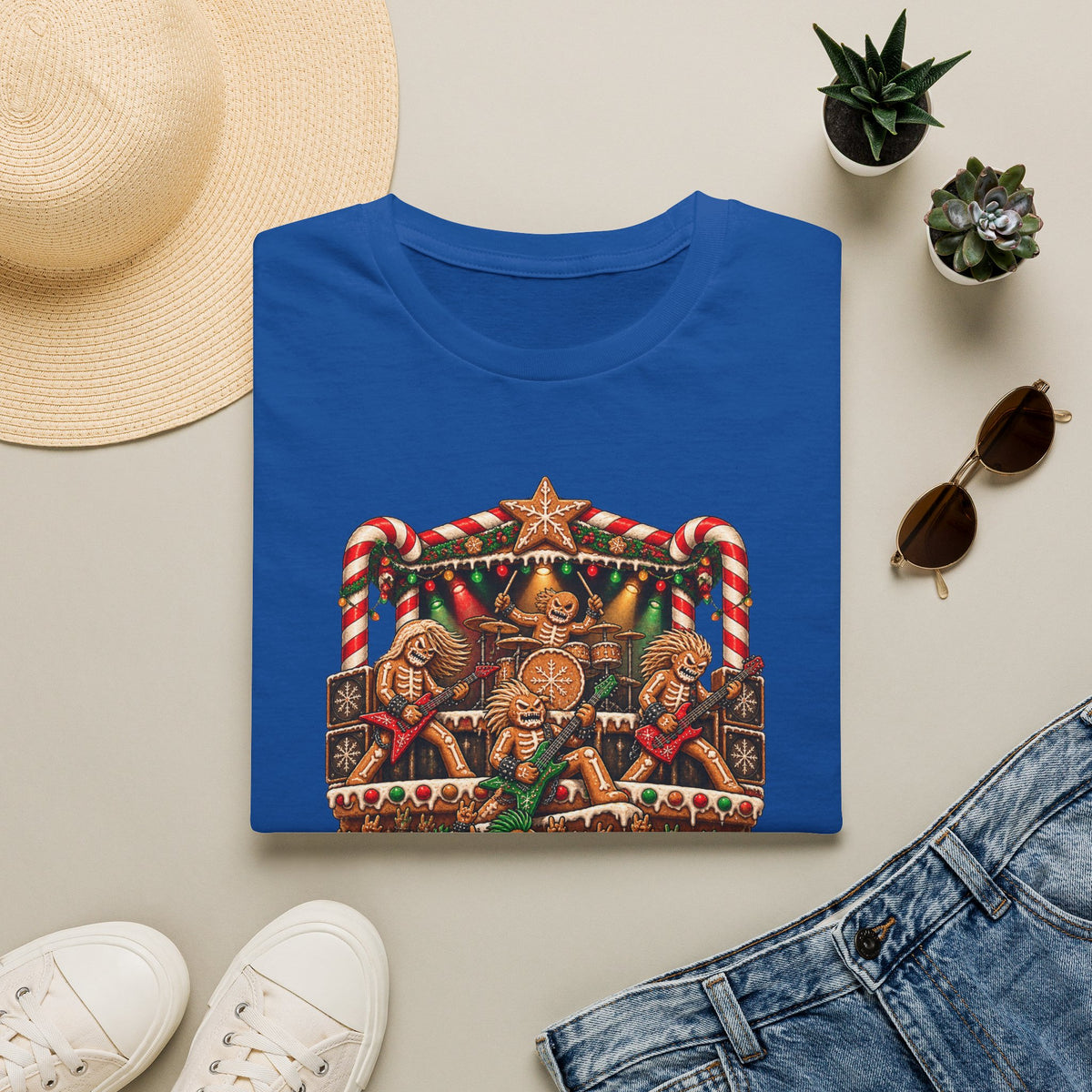 Gingerbread Headbangers | Christmas T-Shirt