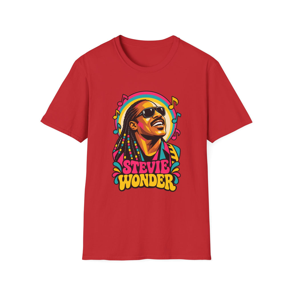 Stevie Wonder Life in Colour Music Legend Portrait T-Shirt