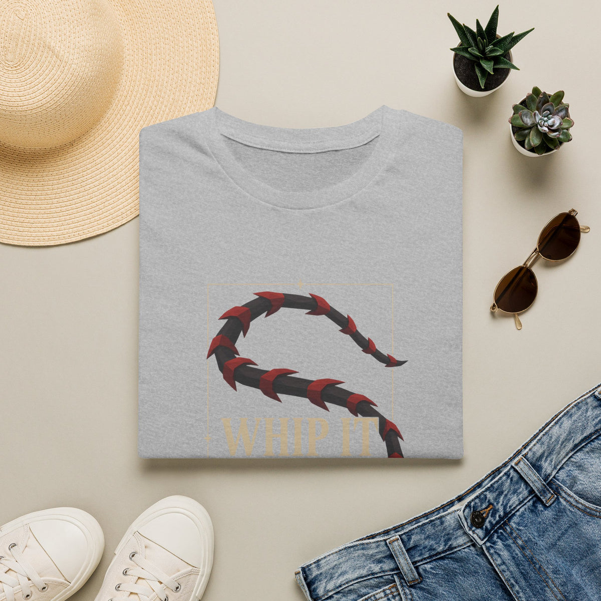 Whip It OSRS Abyssal Whip Runscape Inspired Graphic T-Shirt
