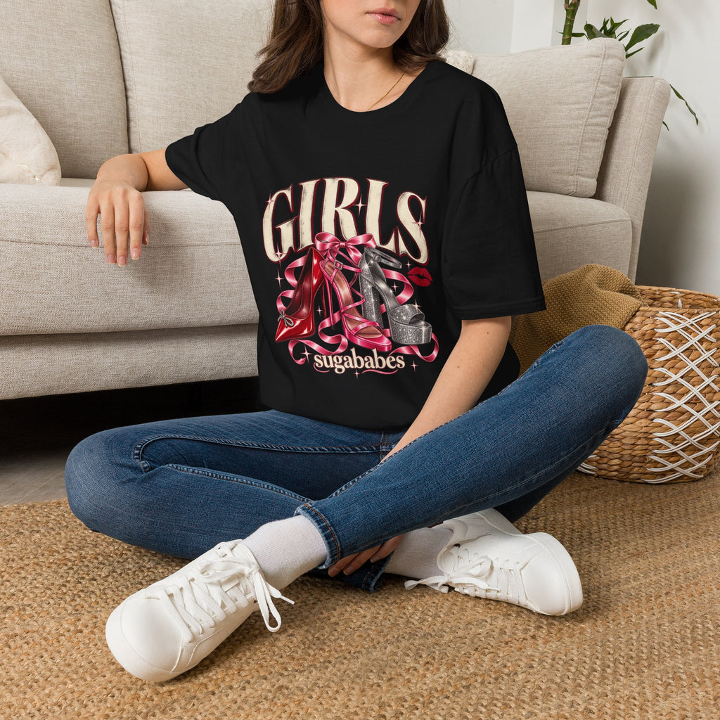 Sugababes |  Red Heels & Ribbons | Girls Night T Shirt