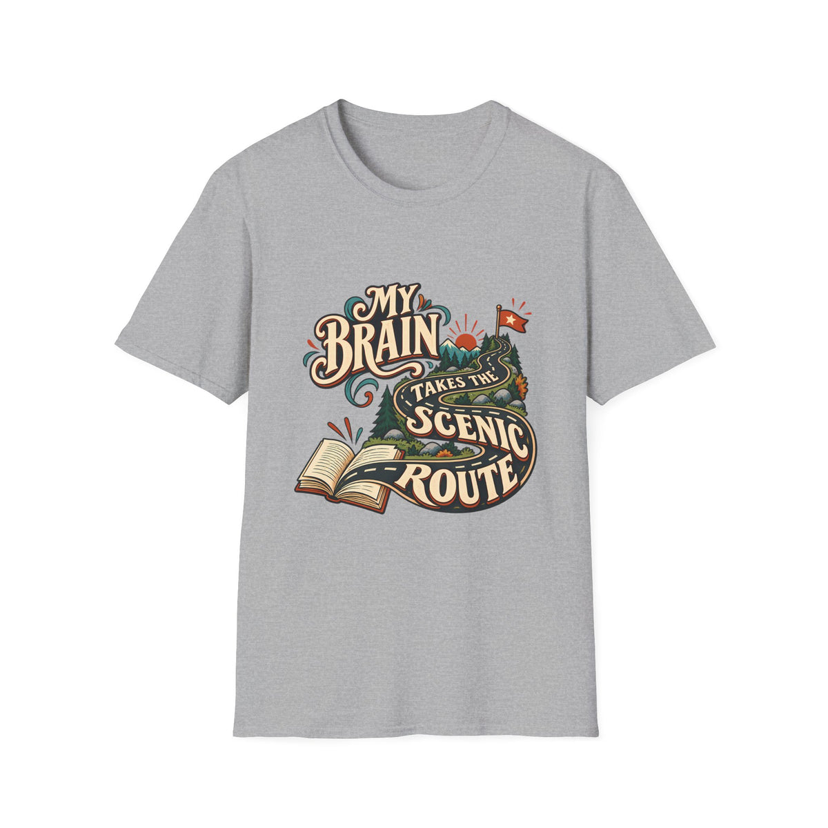 The Scenic Route | A Beautifully Different Mind | Neurodivergent Shirt
