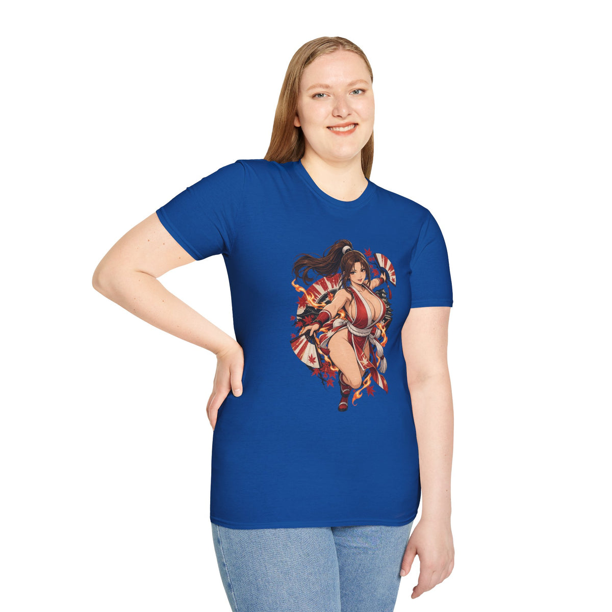 Mai Shiranui | Fatal Fury | Anime Style Pin up Girl Warrior T-Shirt
