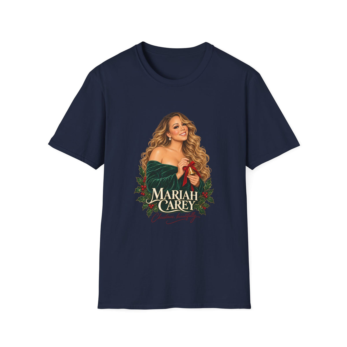 Holiday Diva Portrait Tee | Mariah Carey Christmas Graphic T-Shirt