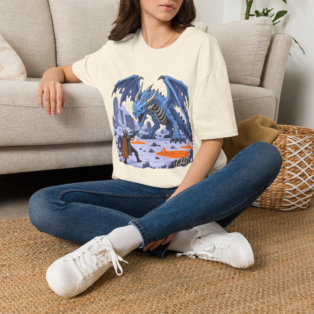 Vorkath Blue Ice Dragon T-Shirt - Fantasy Dragon Graphic Tee