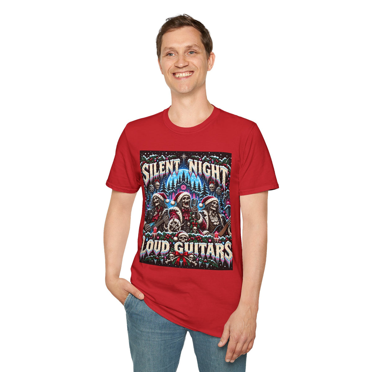 Silent Night Loud Guitars T-Shirt
