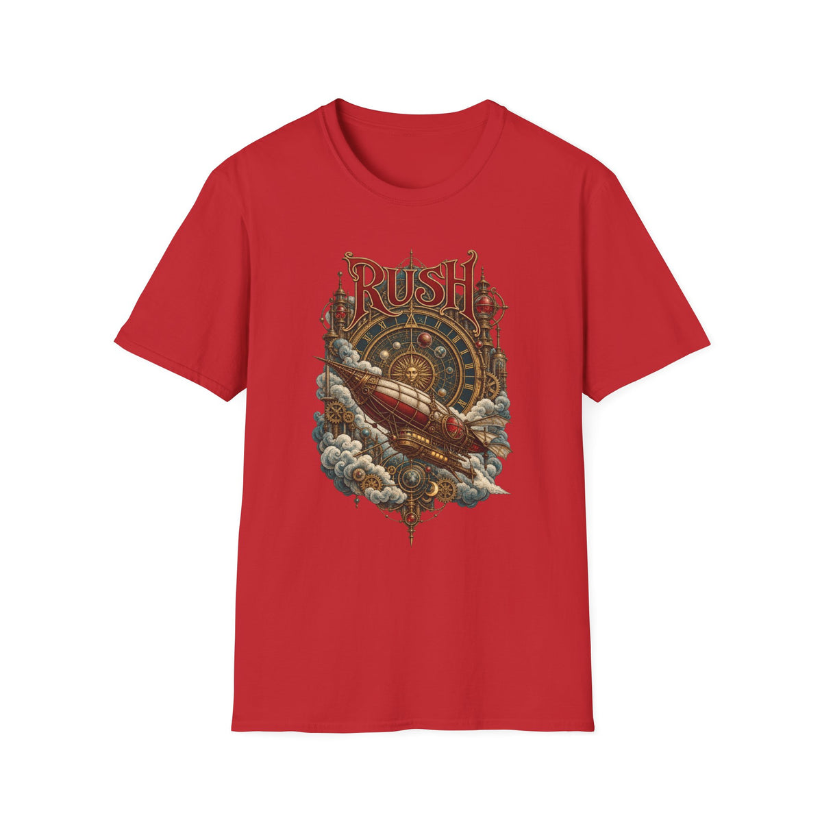 Rush | Clockwork Flight | Prog Band Airship T-Shirt