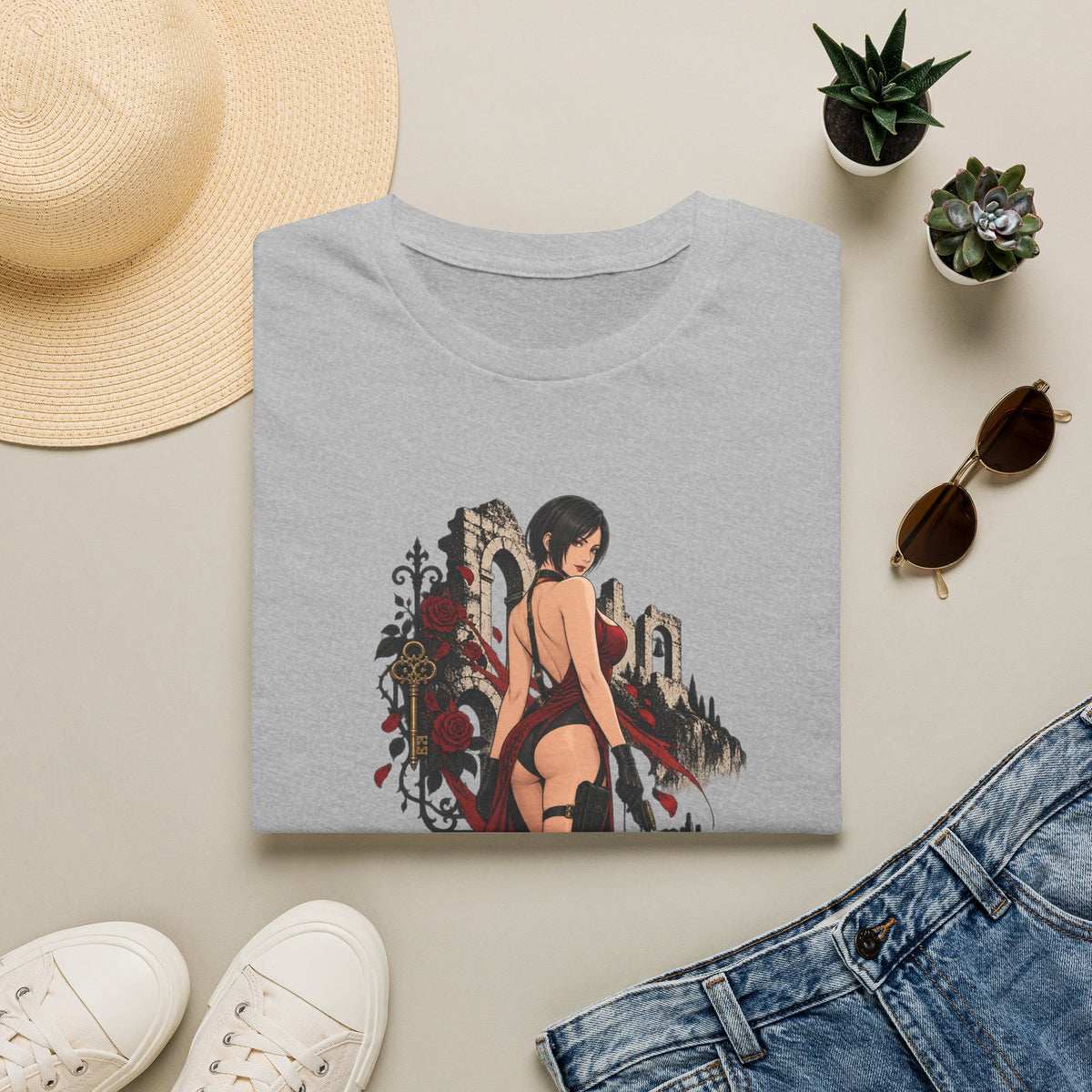 Ada Wong | Resident Evil | Pinup Girl T-Shirt
