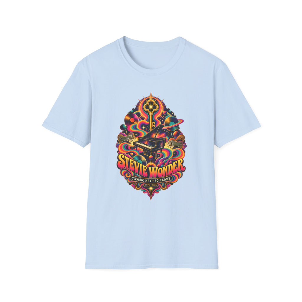 Stevie Wonder Psychedelic Key Songs In The Key of Life T-Shirt
