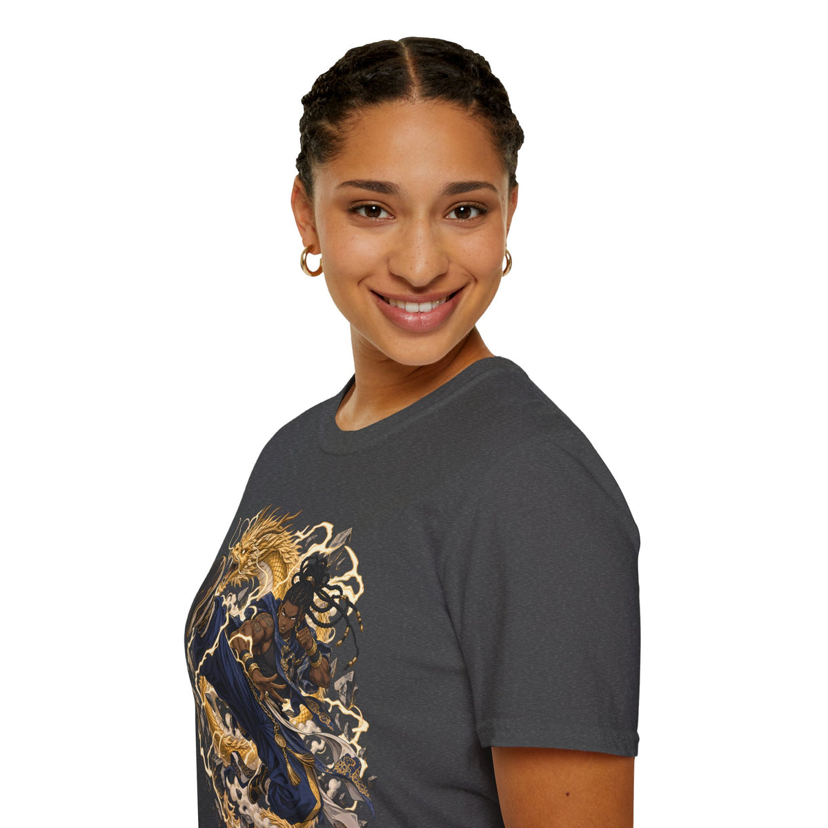 Golden Dragon | Ninja Dragon Kick | Martial Arts Warrior T Shirt