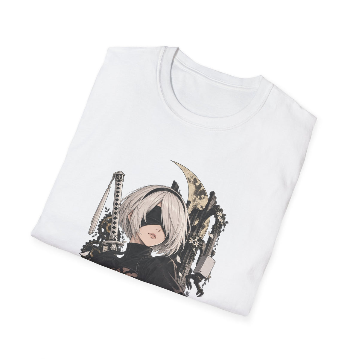 2B | Nier Automata | Anime Character Gothic T-Shirt