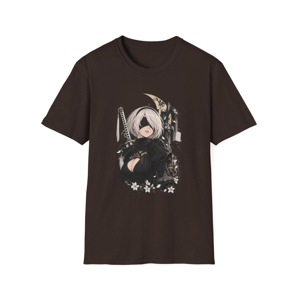 2B | Nier Automata | Anime Character Gothic T-Shirt