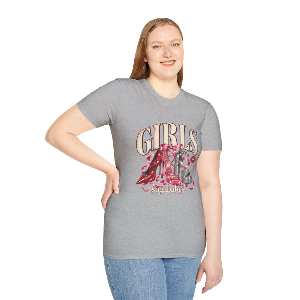 Sugababes |  Red Heels & Ribbons | Girls Night T Shirt