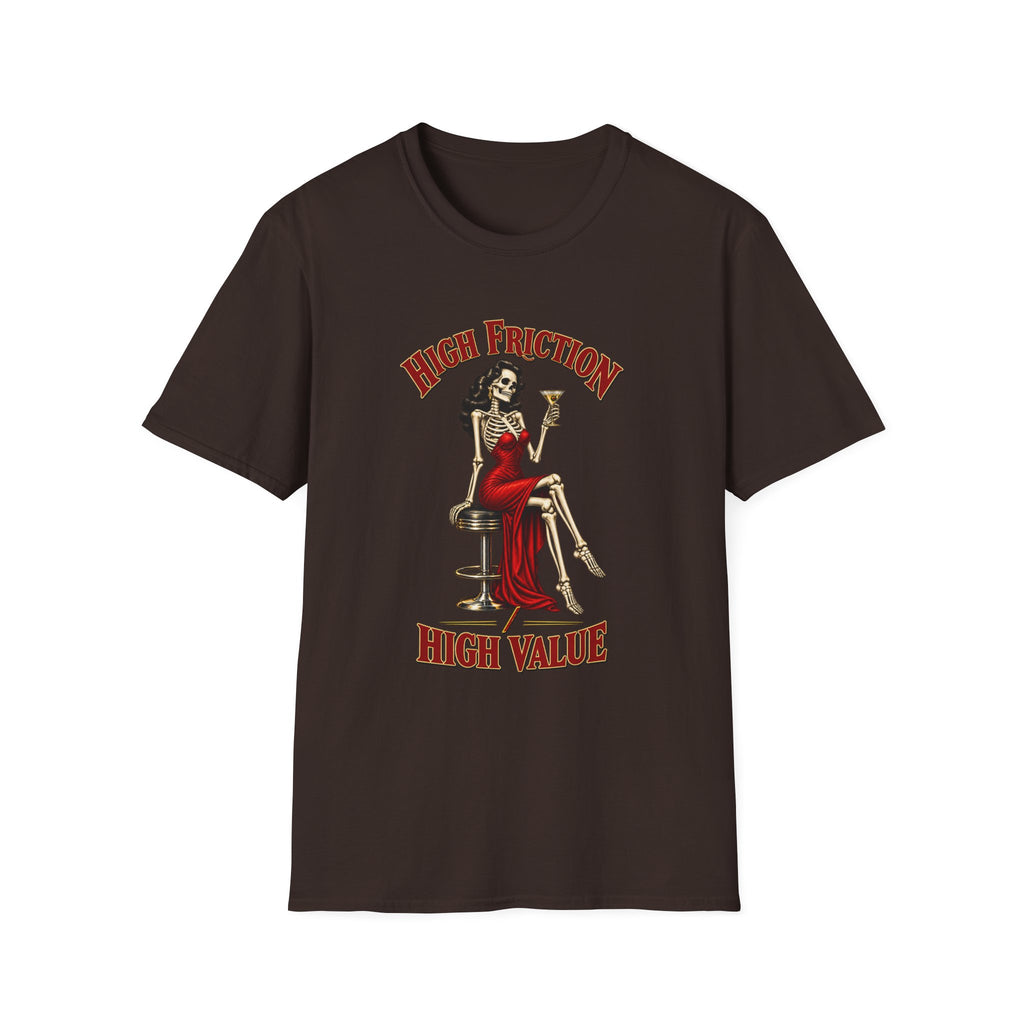 High Friction High Value | Pinup Skeleton Graphic Tee