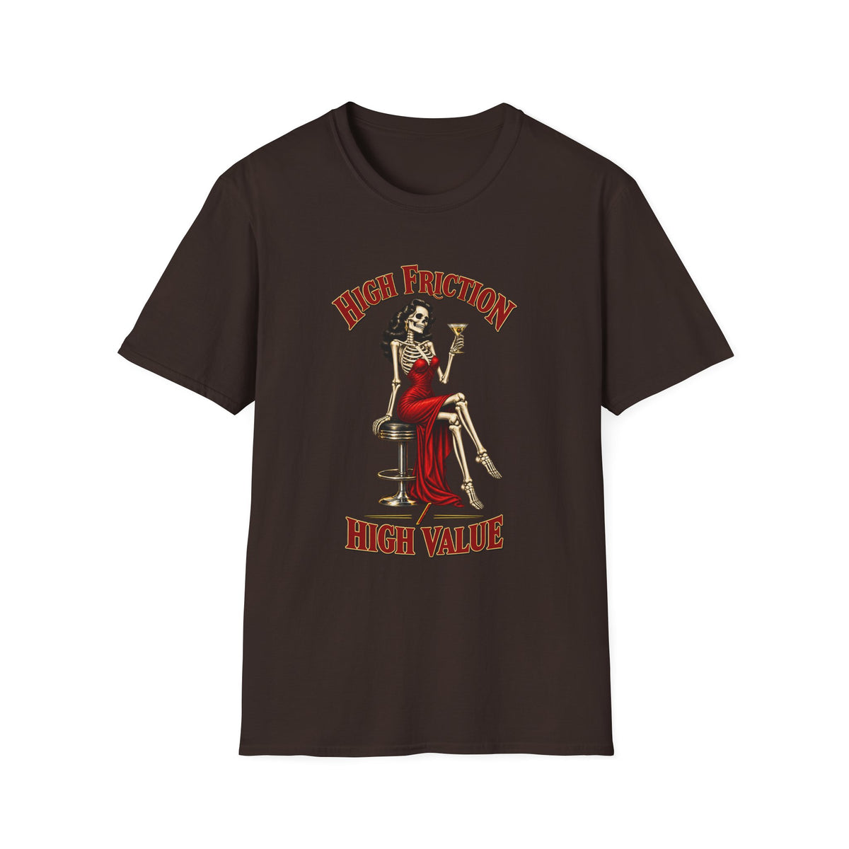 High Friction High Value | Pinup Skeleton Graphic Tee