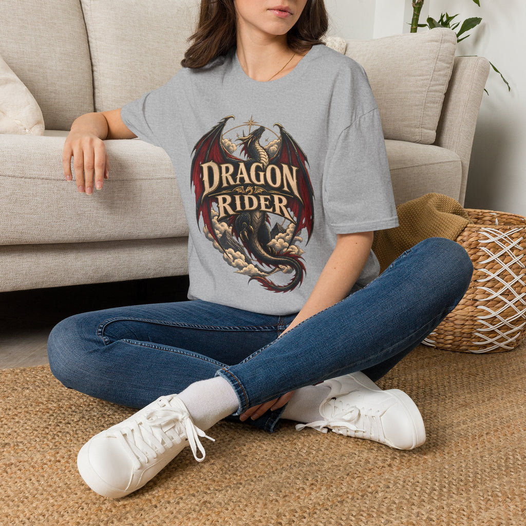 Dragon Rider | Fourth Wing Fantasy Book Inspired Dragon T-Shirt