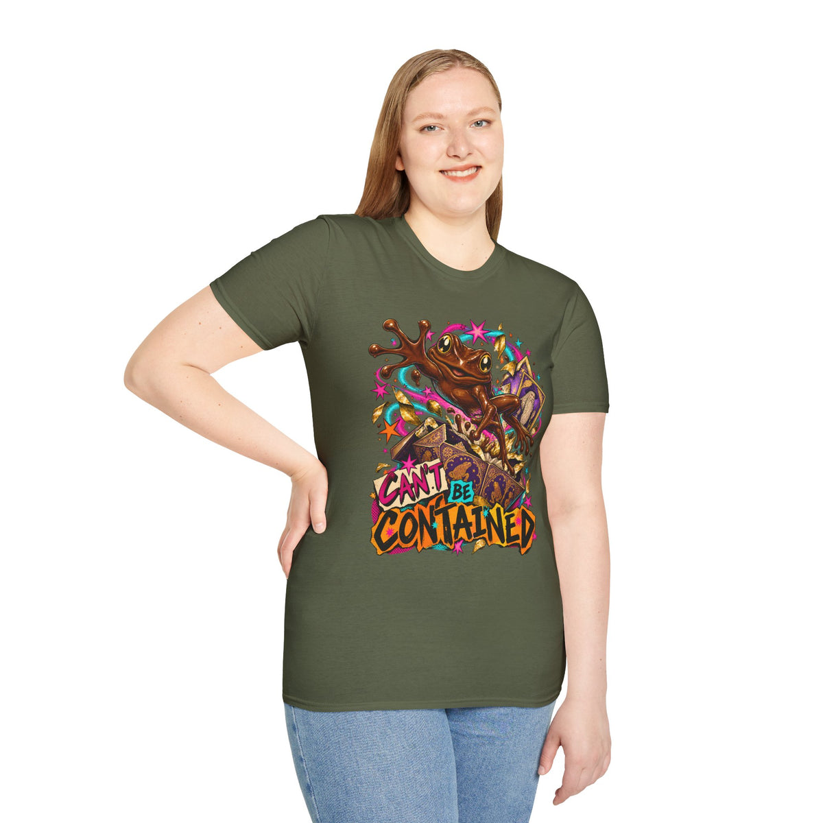 Cant be Contained | Harry Potter Chocolate Frog Graphic T Shirt