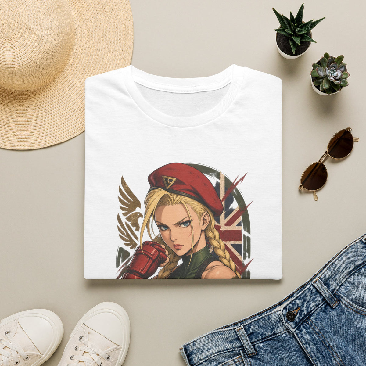 Cammy | Street fighter Sexy  Pin Up Style Graphic T Shirt