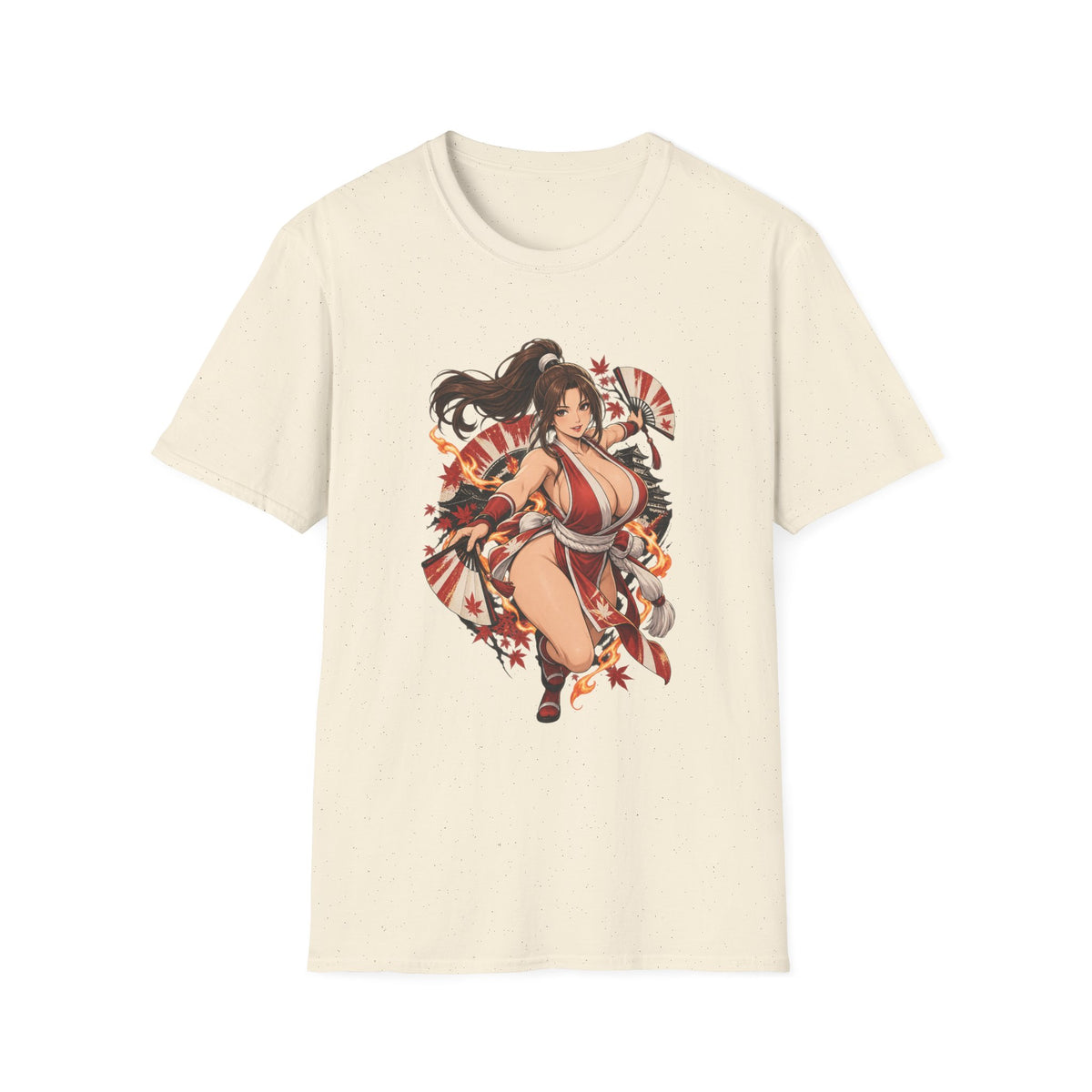 Mai Shiranui | Fatal Fury | Anime Style Pin up Girl Warrior T-Shirt