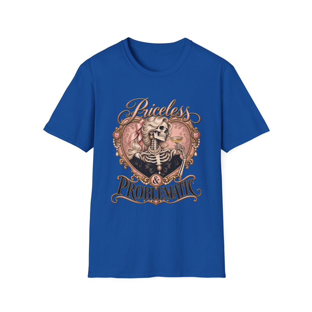 Priceless & Problematic Skeleton Heart Tee