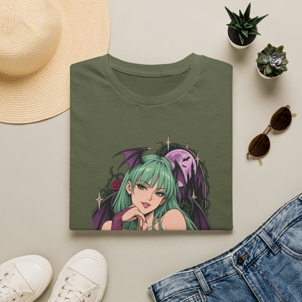 Morrigan | Sexy Pin Up Girl | Succubus Anime T-Shirt