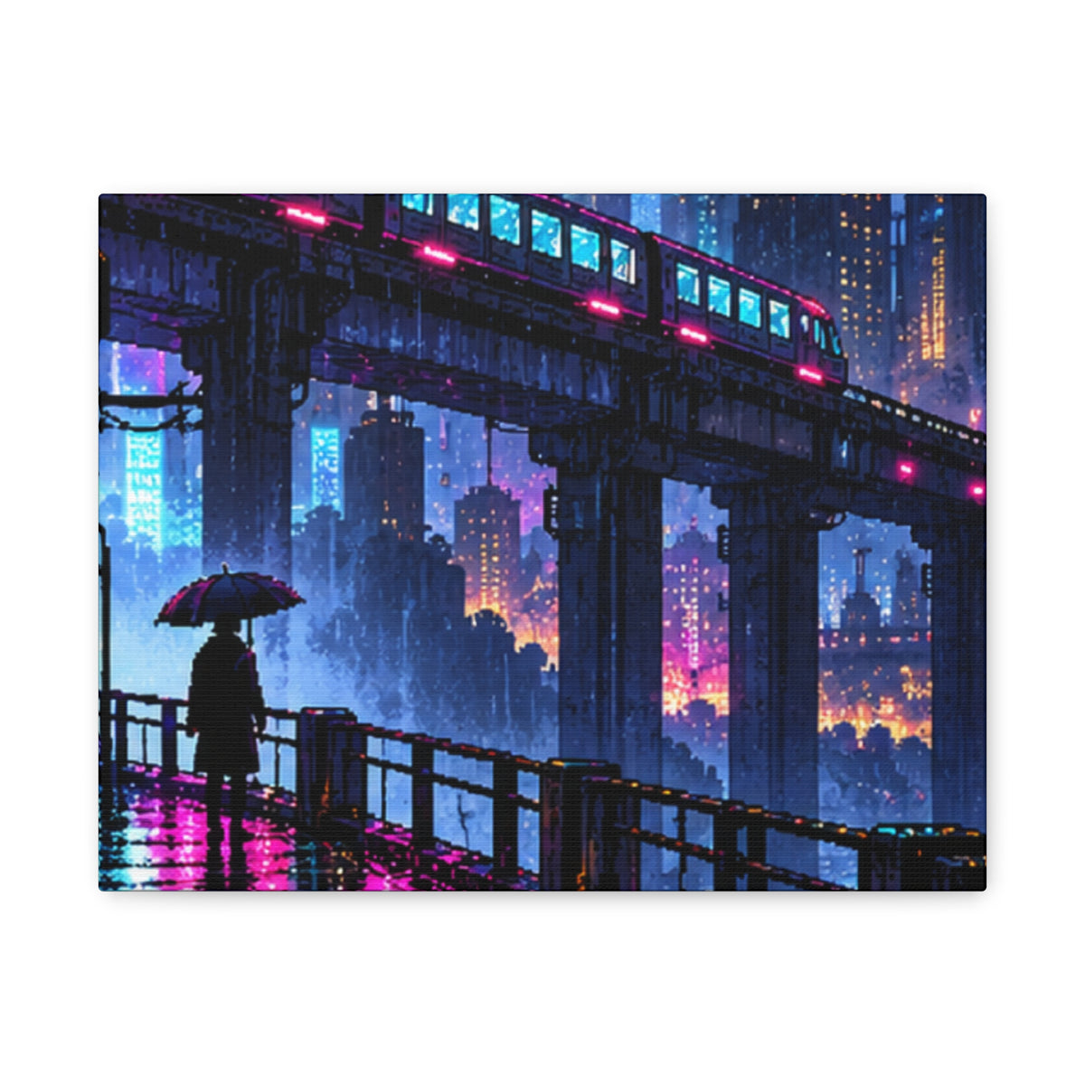 Stretched Matte Canvas Print — 1.25" Depth (Custom Design)