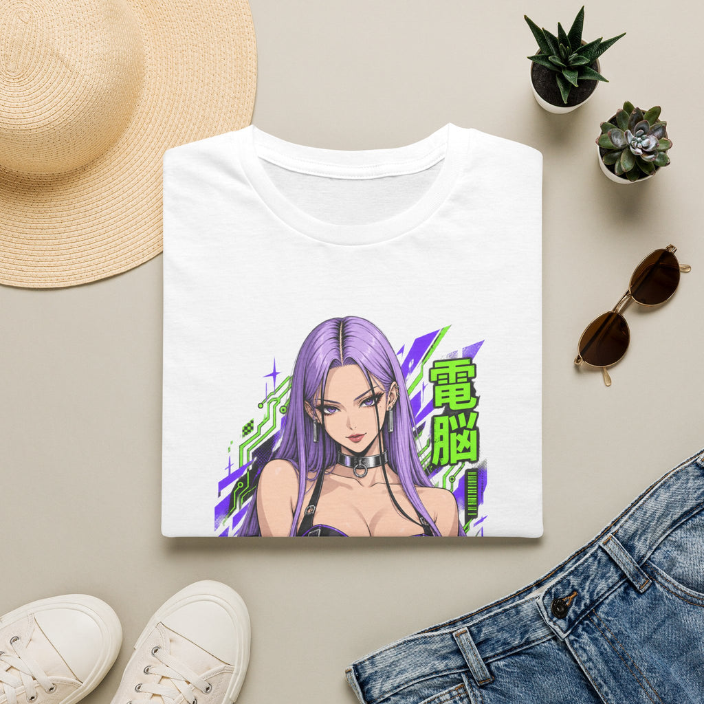 Violet | Anime Cyber Sexy Pin Up Girl T-Shirt