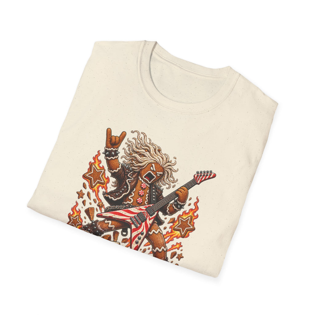 Gingerbread Headbangers | Christmas Funny Rock T-Shirt