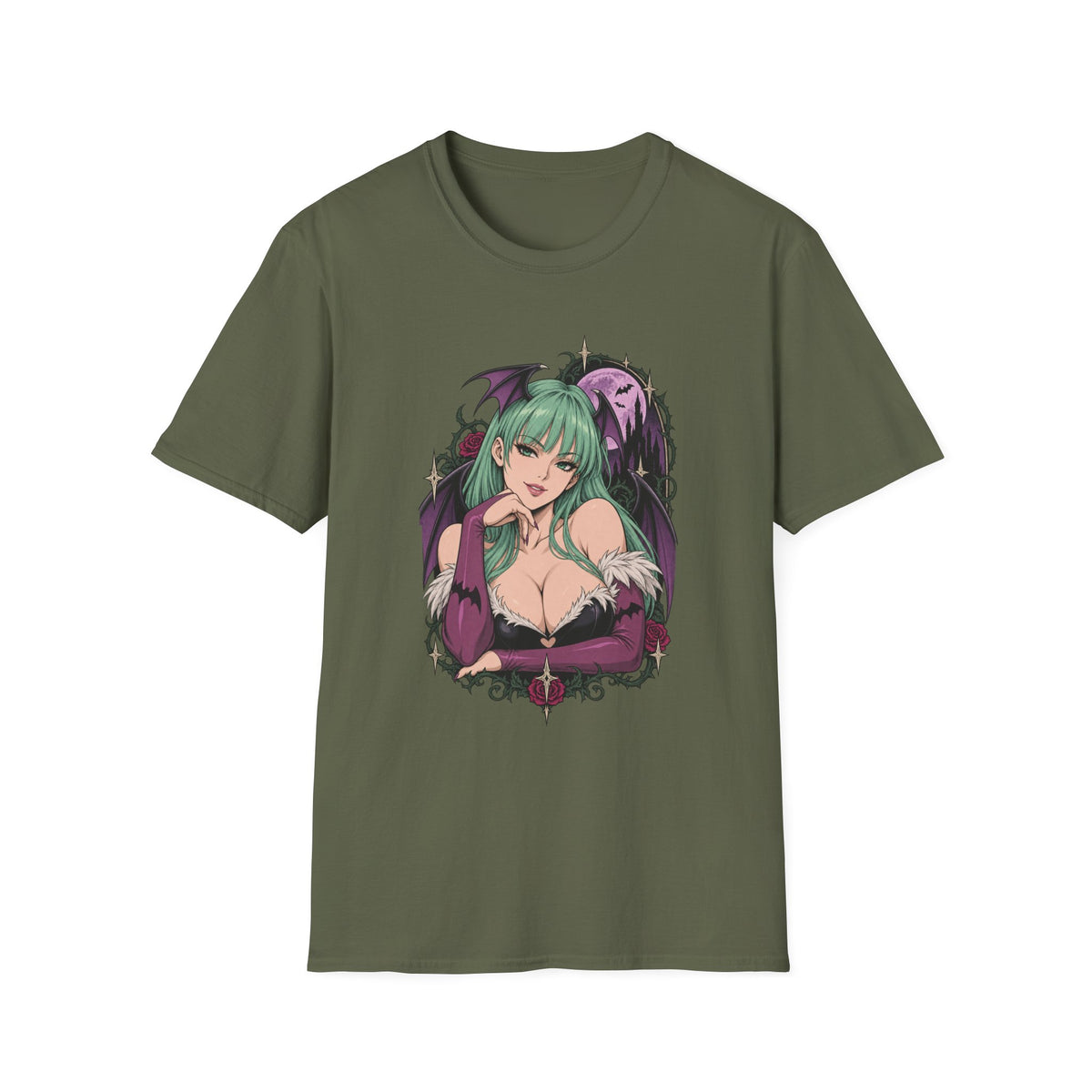 Morrigan | Sexy Pin Up Girl | Succubus Anime T-Shirt