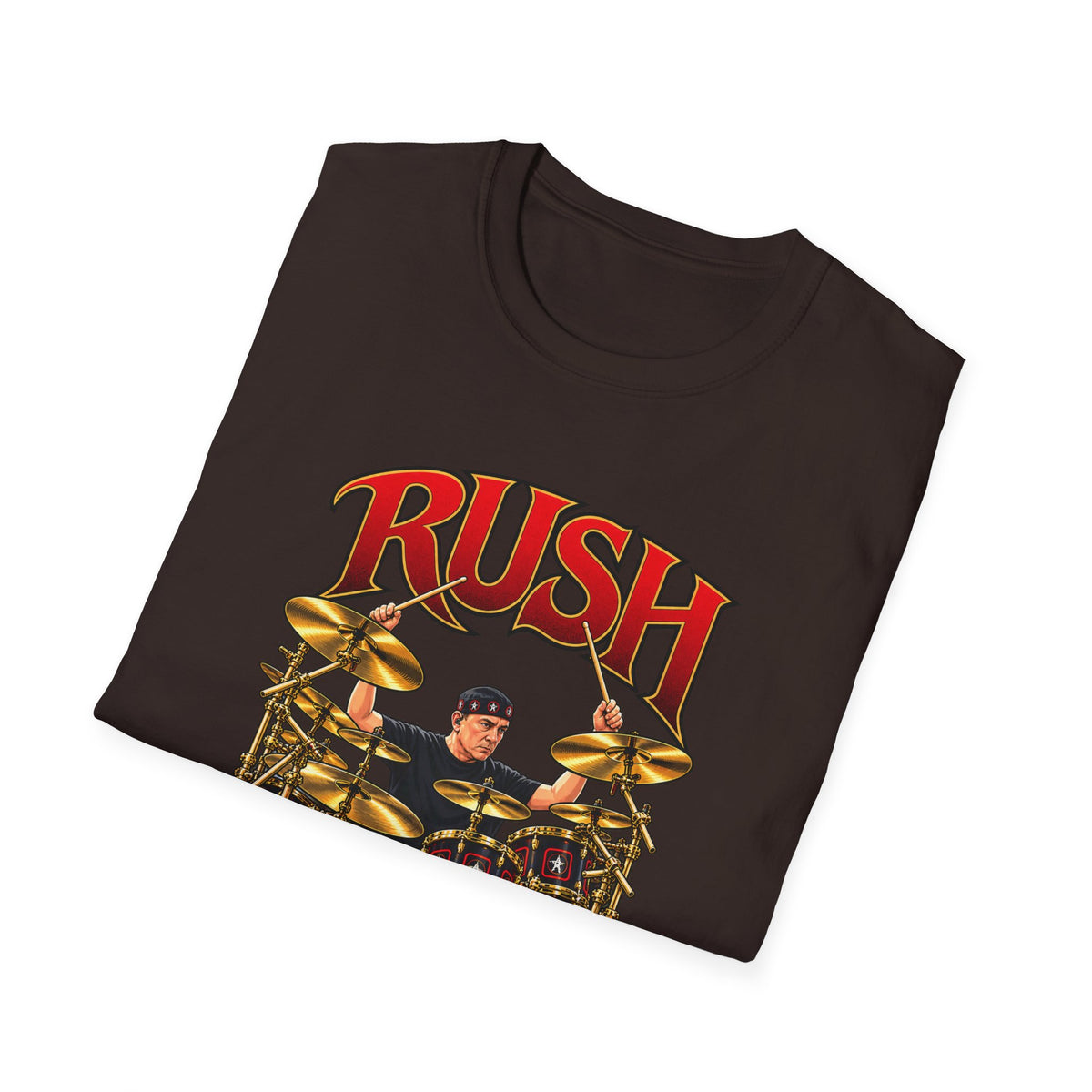 Rush | Neil Peart Drum Solo | Prog Rock Drummer Graphic T-Shirt