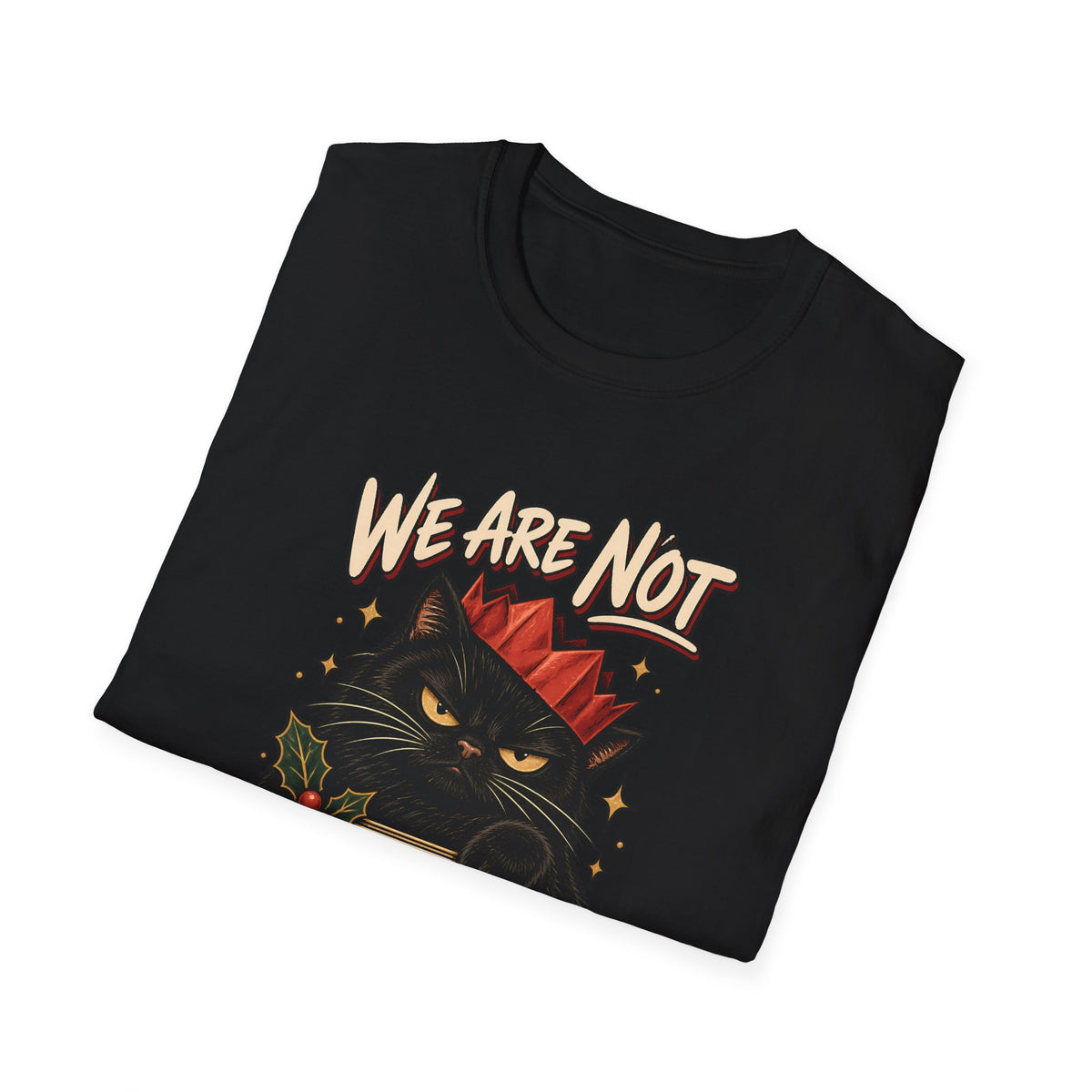 We Are Not Skipping Mariah | Mariah Carey Cat Fan Christmas Holiday Tee