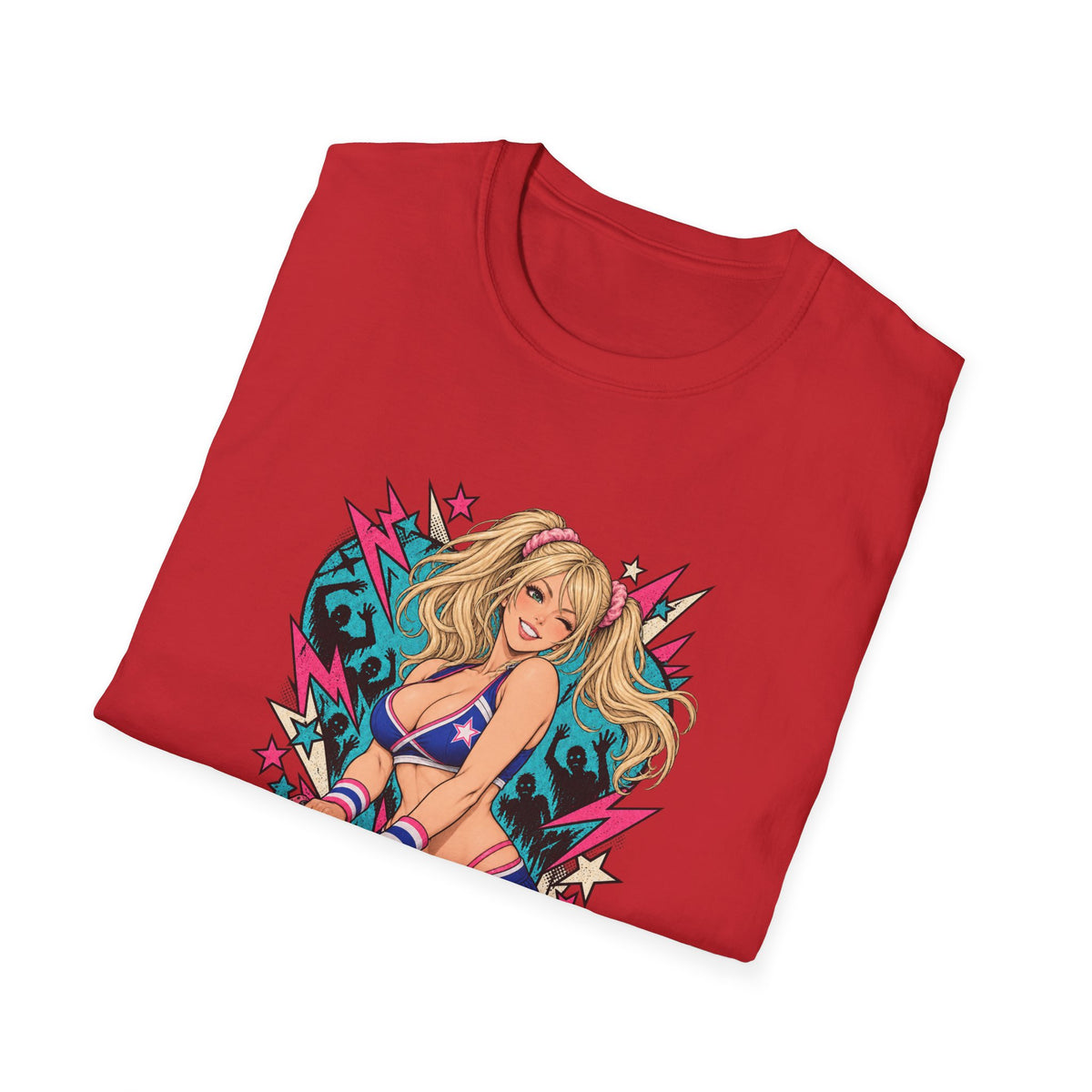 Juliet Starling | Lollipop Chainsaw | Zombie Game | Sexy Pin Up Girl T Shirt