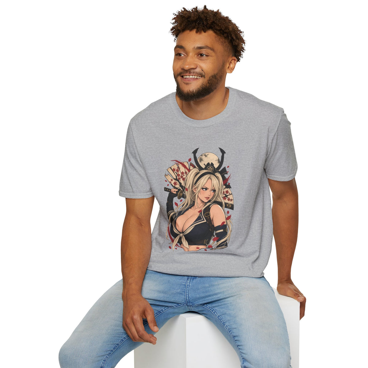 Babydoll | Samurai Anime Sexy Pin Up Girl Graphic T-Shirt