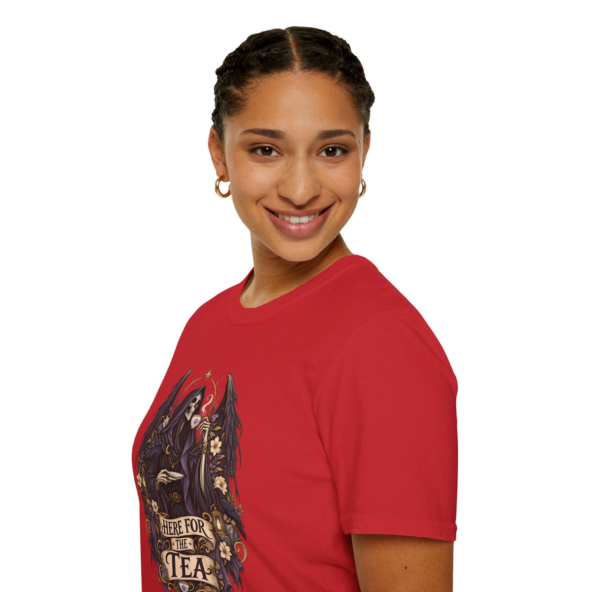 Here for the Tea | The Suriel ACOTAR Character Graphic T Shirt