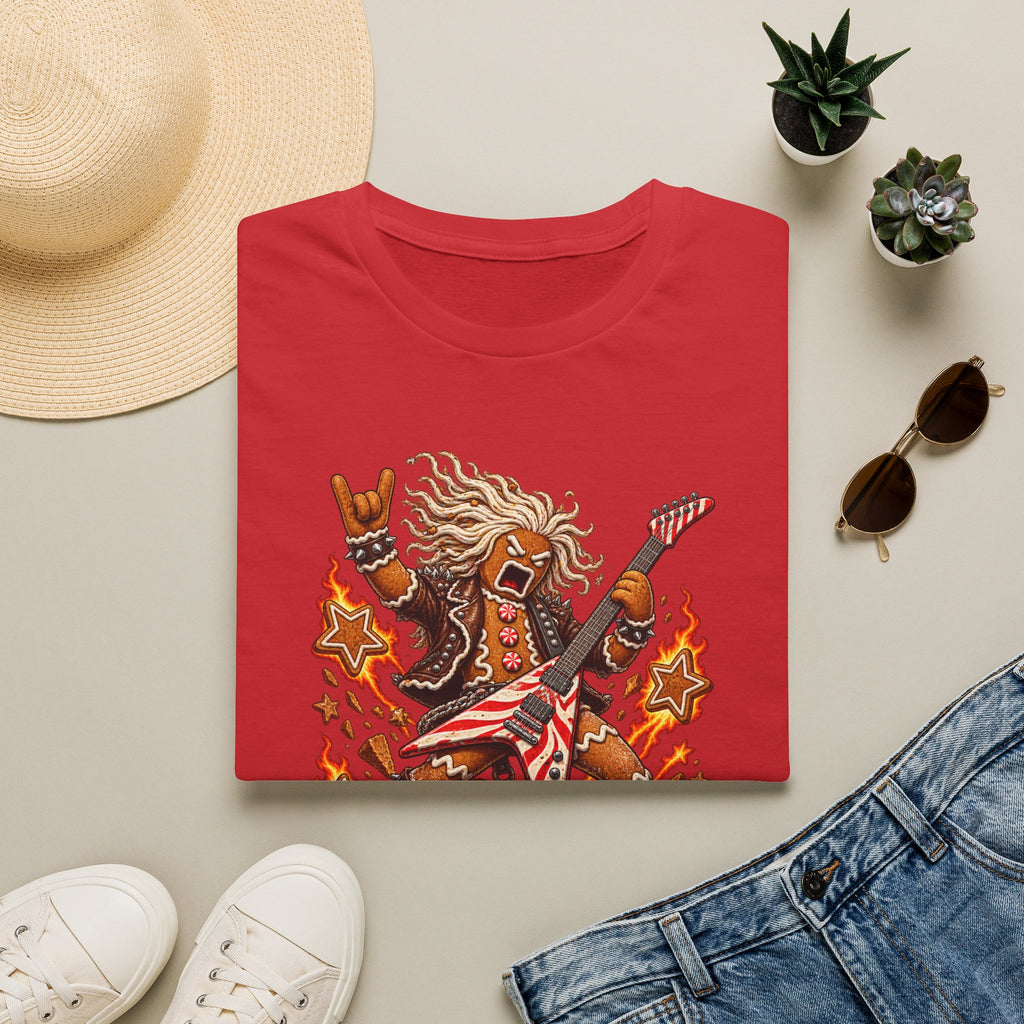Gingerbread Headbangers | Christmas Funny Rock T-Shirt