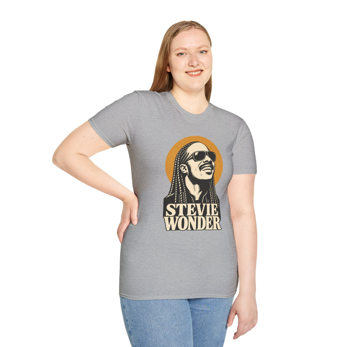 Stevie Wonder Graphic T-Shirt - Retro Soul Music Tee