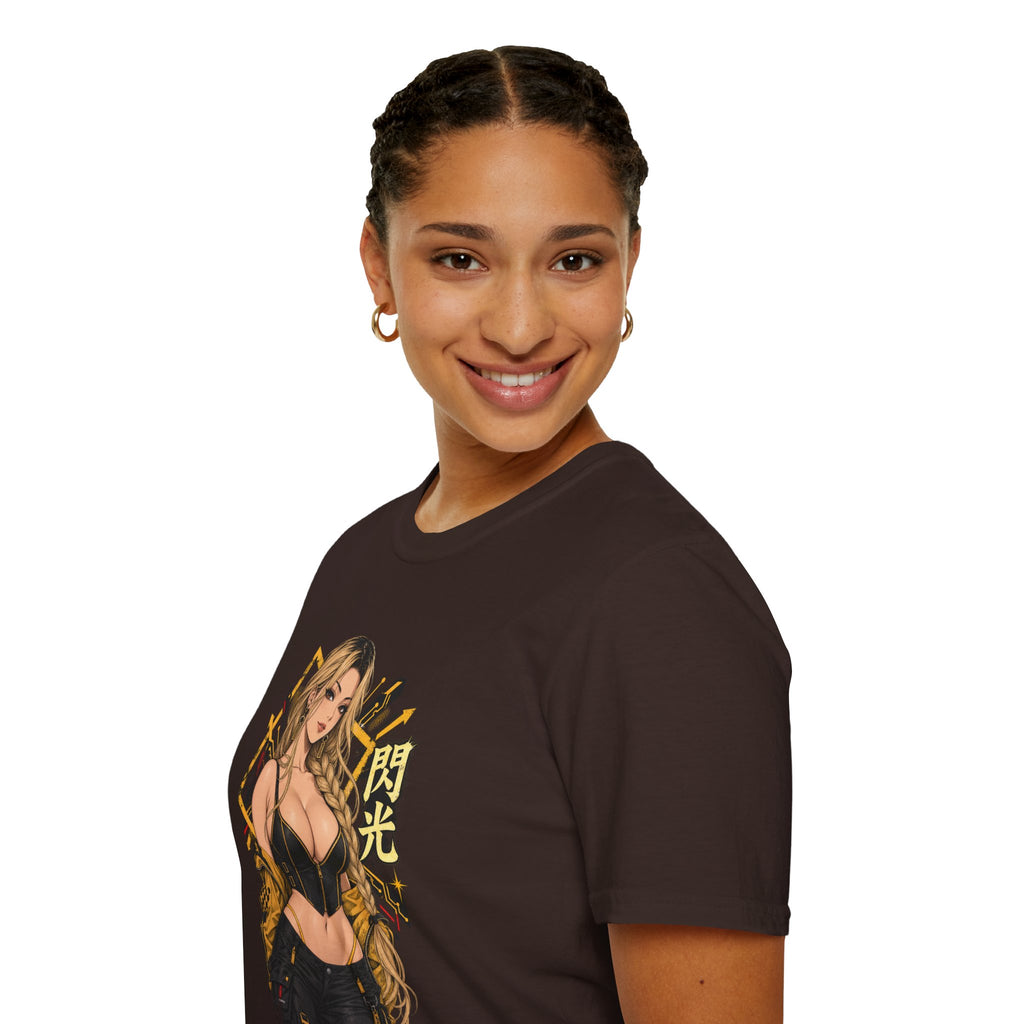 Sunny | Sexy Pin Up Golden Samurai Hot Girl T-Shirt