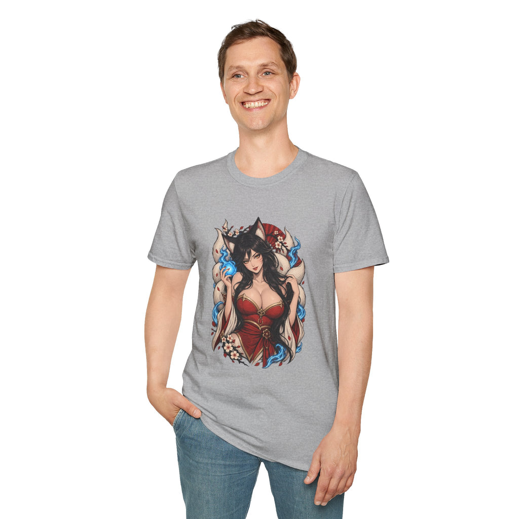 Ahri | League of Legends | Anime Pin Up Kitsune Girl T-Shirt