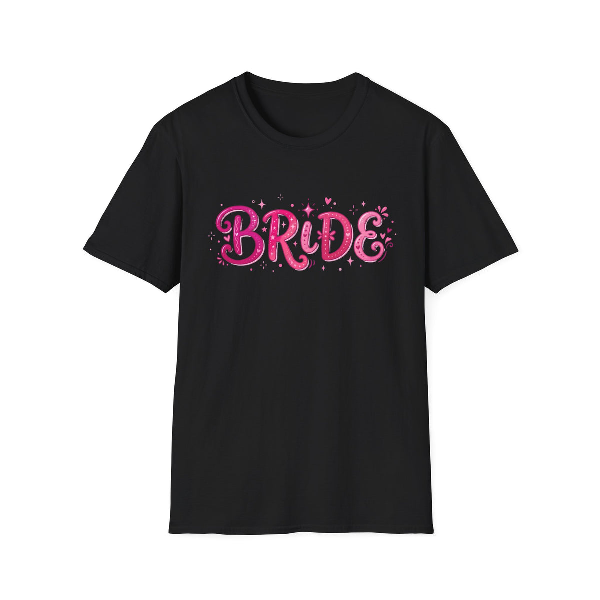 Bride T-Shirt — Pink Sparkle Bachelorette Tee