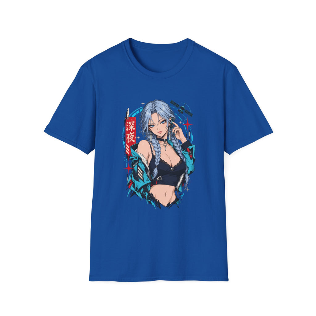 Ice | Sexy Anime Cyber Pin Up Girl Graphic T-Shirt
