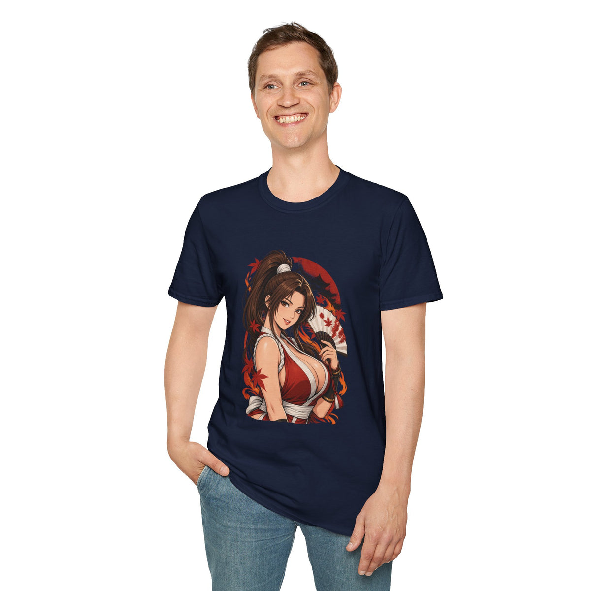 Mai Shiranui | Fatal Fury | Anime Pin Up Kimono Girl T-Shirt