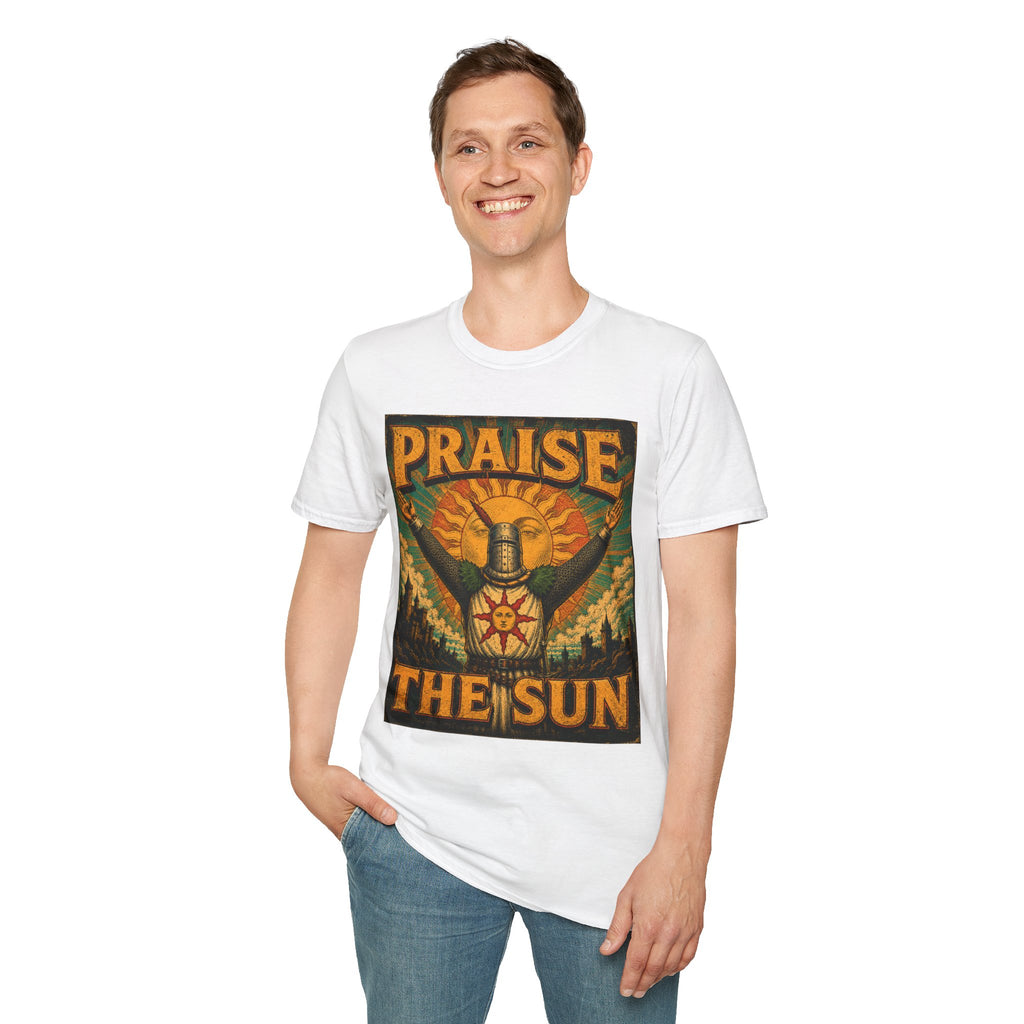 Praise the Sun T-Shirt — Dark Souls-Inspired Gaming Tee