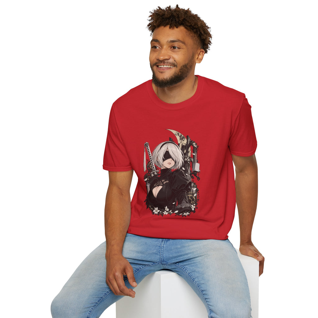 2B | Nier Automata | Anime Character Gothic T-Shirt