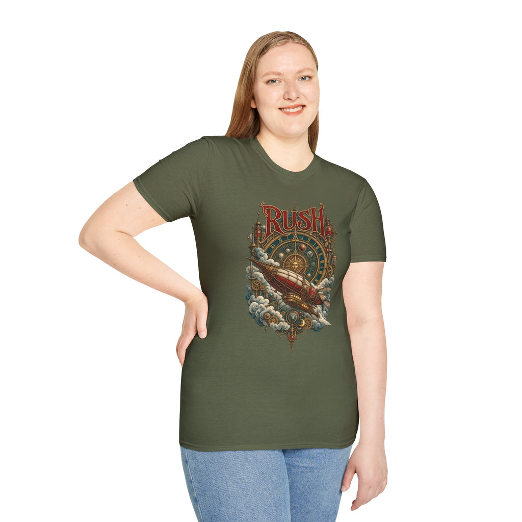 Rush | Clockwork Flight | Prog Band Airship T-Shirt