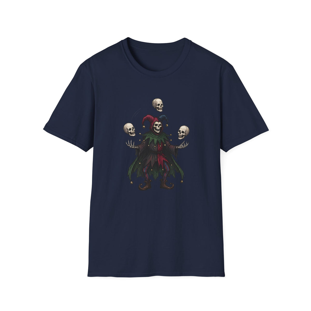 Juggling with Death - Gothic / Dark Fantasy Skeleton T-Shirt