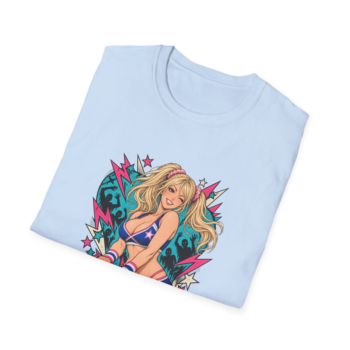 Juliet Starling | Lollipop Chainsaw | Zombie Game | Sexy Pin Up Girl T Shirt