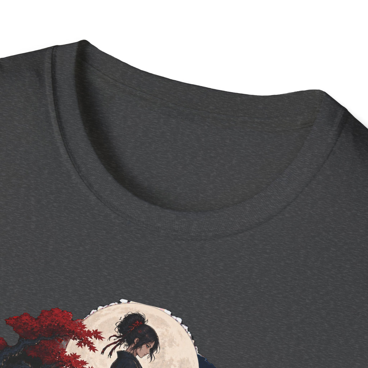 Reflection of a Monster | Moonlit Wolf Spirit T-Shirt | Samurai Silhouette Graphic Tee
