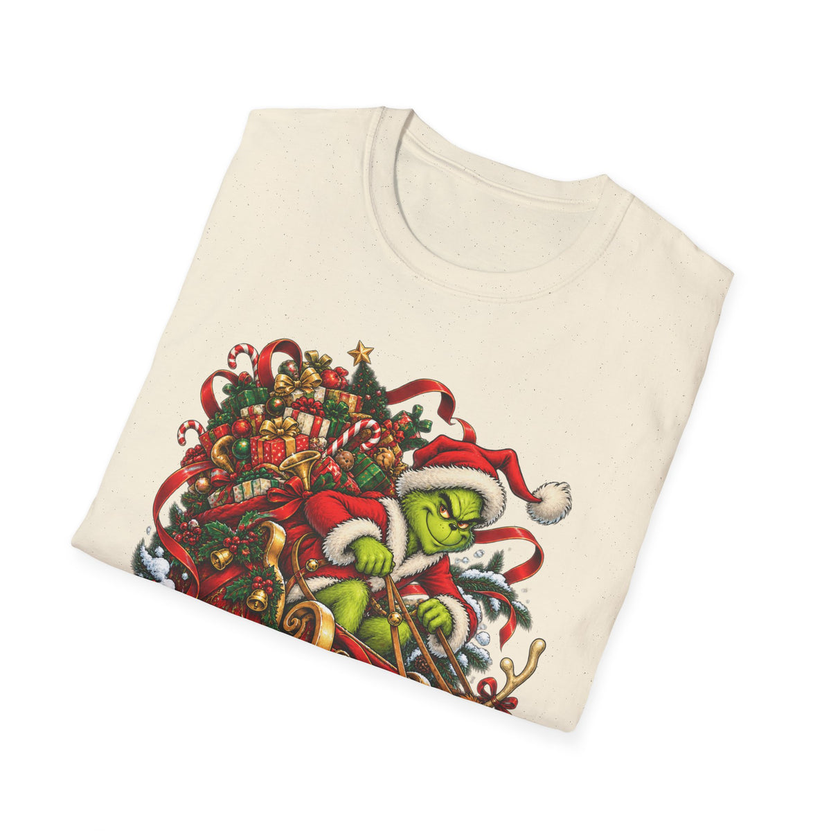 Grinch & Max Sleigh Ride | Funny Christmas T Shirt