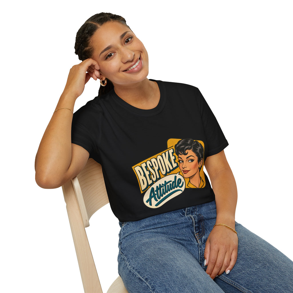 Bespoke Attitude Retro Style Graphic | Vintage 1950s Pinup Tee