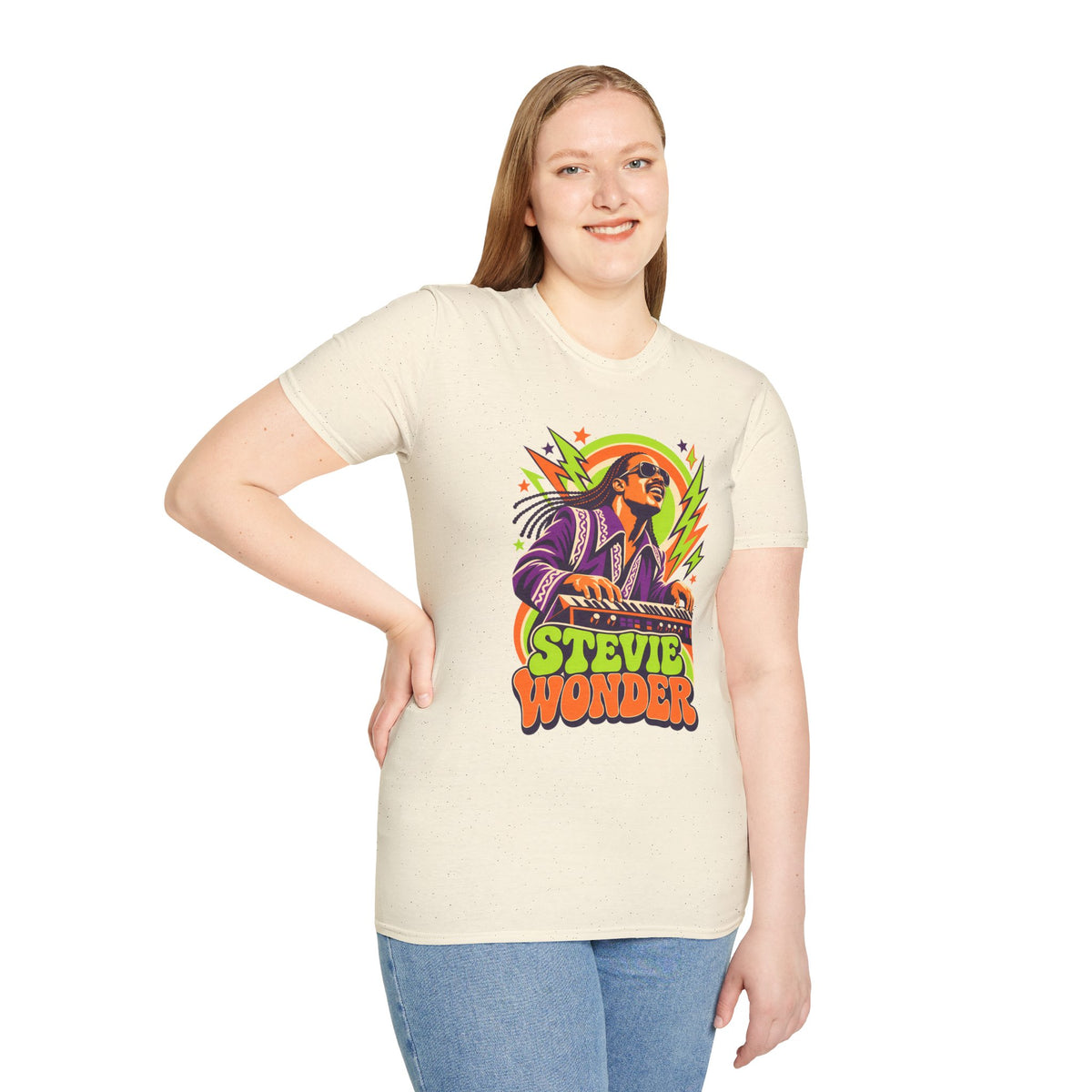 Retro Music Legend Stevie Wonder Graphic Tee